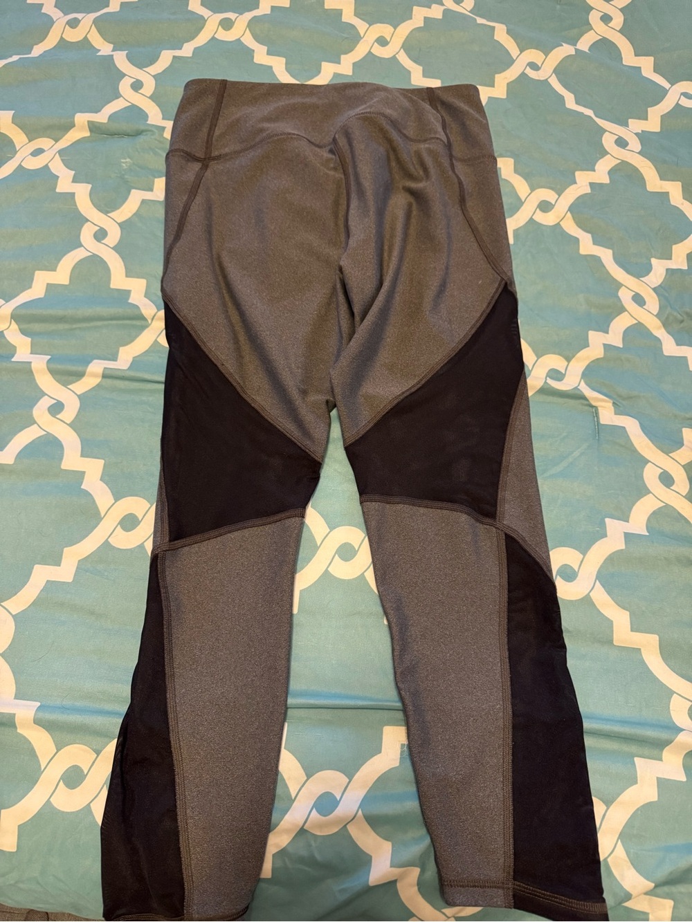 Under Armour Gray and Black Athletic Leggings